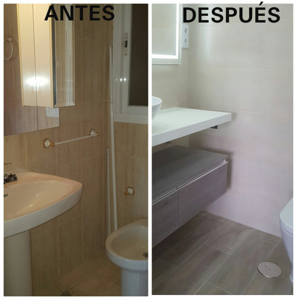 Reforma baños y cocina en Av. de Algorta